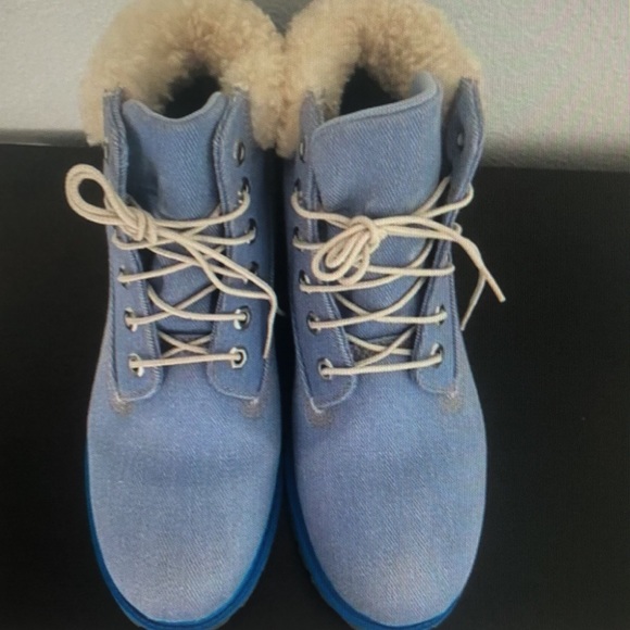 Timberland blue don junior 6 inch denim boots - Picture 4 of 4
